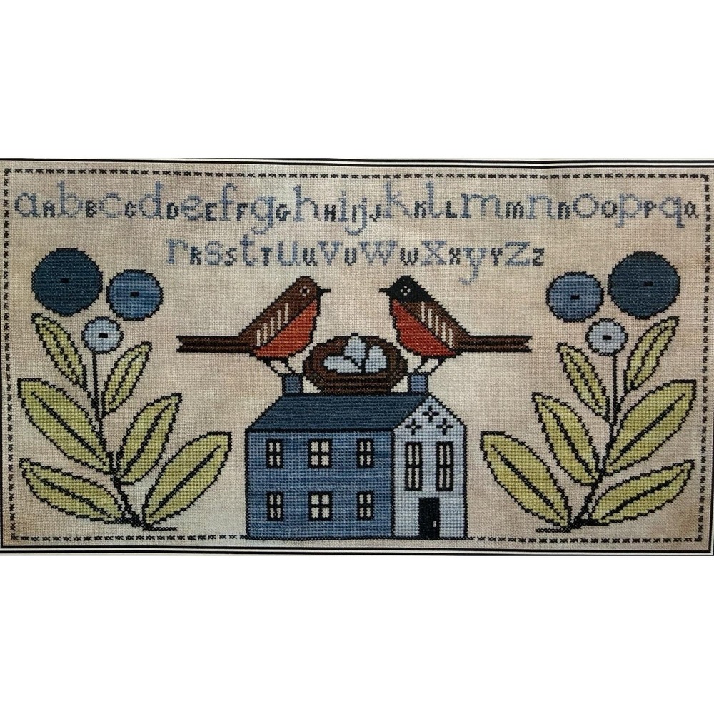 A New Day Has Come Cross Stitch Chart, Floss, Linen, Fabric Artful Offerings WIP